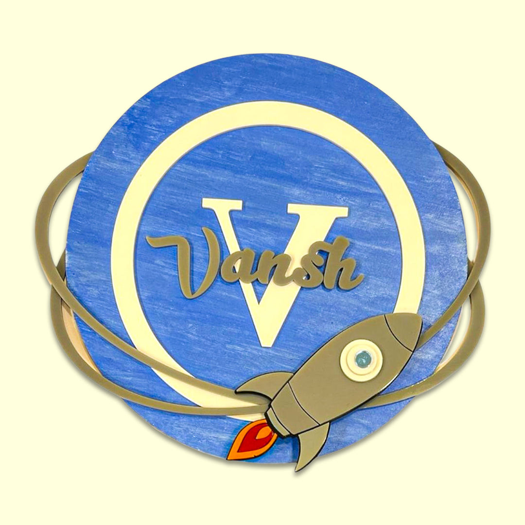 Name Plaque- Rocketeer