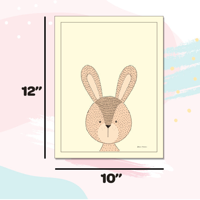 Nursery Decor Animal Framed Wall Art (Set of 7)
