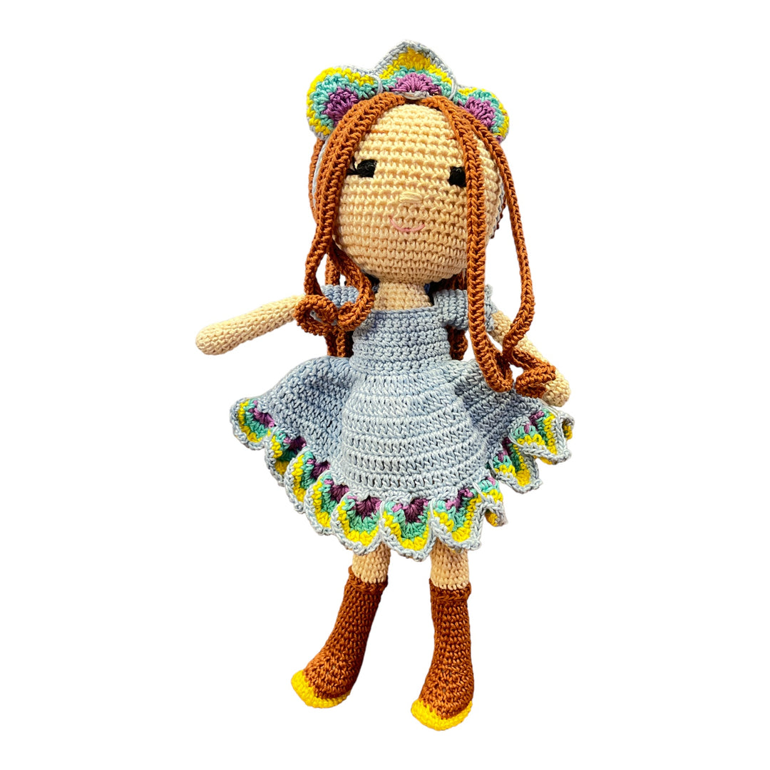 Crochet Doll - Peacock Princess