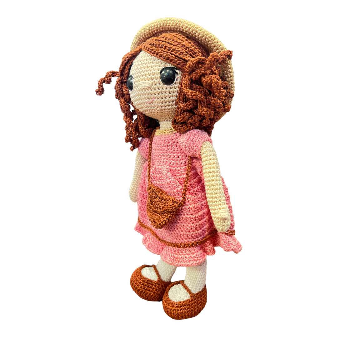 Crochet Toy- Pink Curl Wander Doll