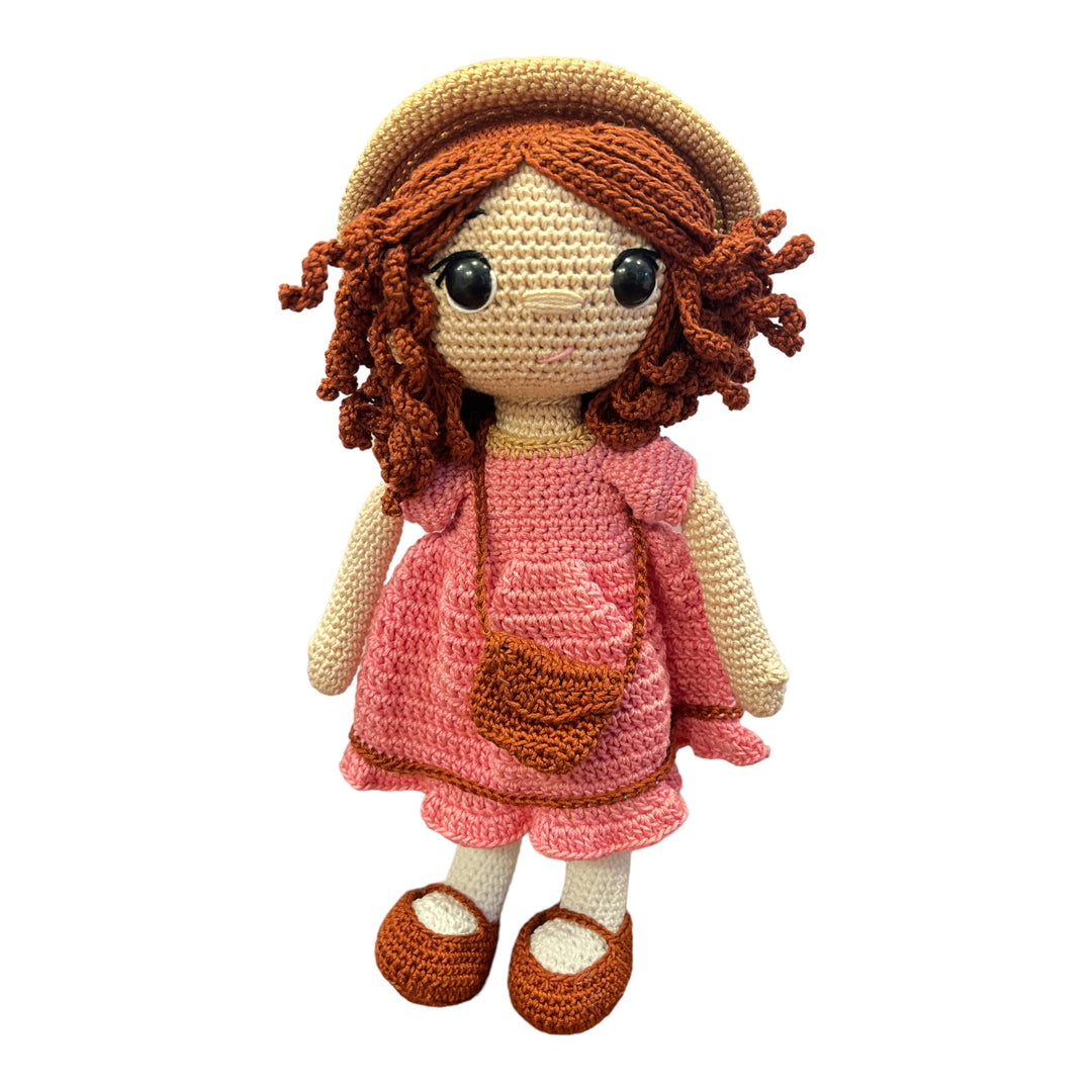 Crochet Toy- Pink Curl Wander Doll