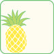 Pineapple Name Labels - Complete/Split/Iron Ons Packs