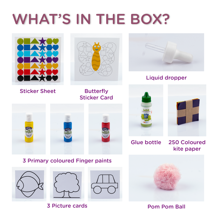 Preschool Art And Craft Kit | Sensory Rich-Art Kit For Preschoolers