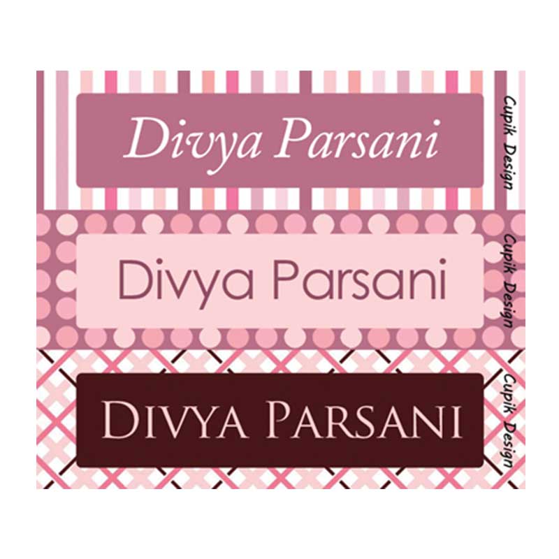 So Pink Waterproof Stickers - Rectangular