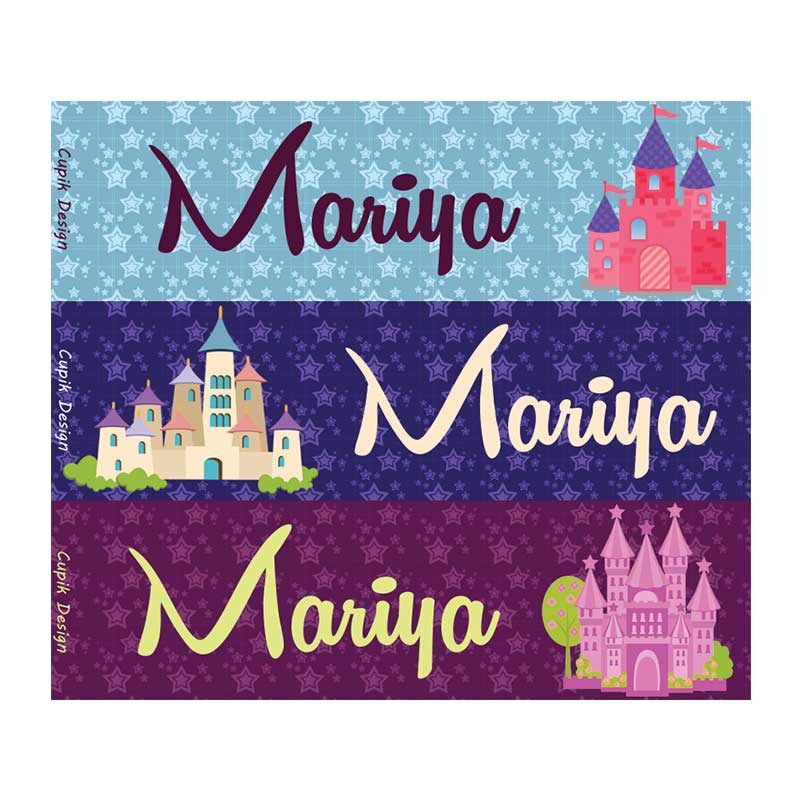 Fairy Tale Waterproof Stickers - Rectangula