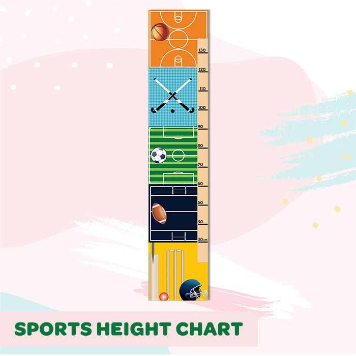 Grow Along - Sports Height Chart Wall Sticker