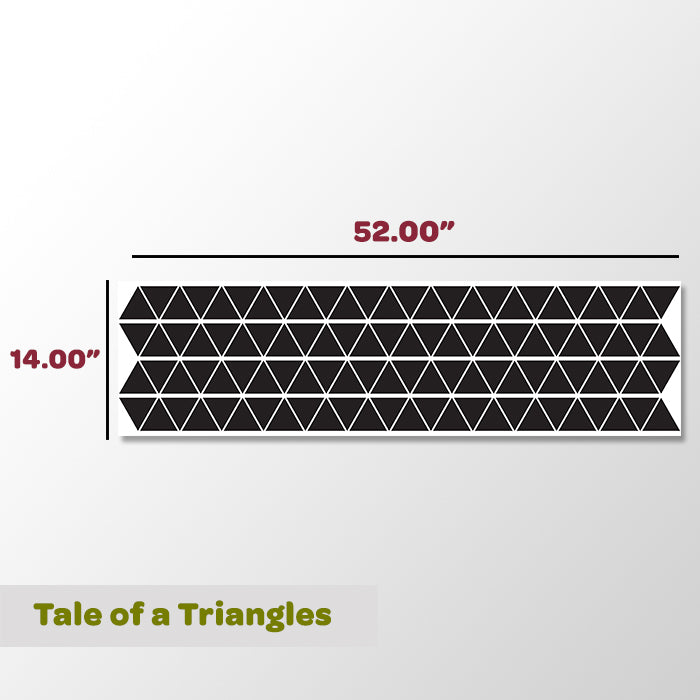 Tale Of A Triangle Mini Wall Art Stickers