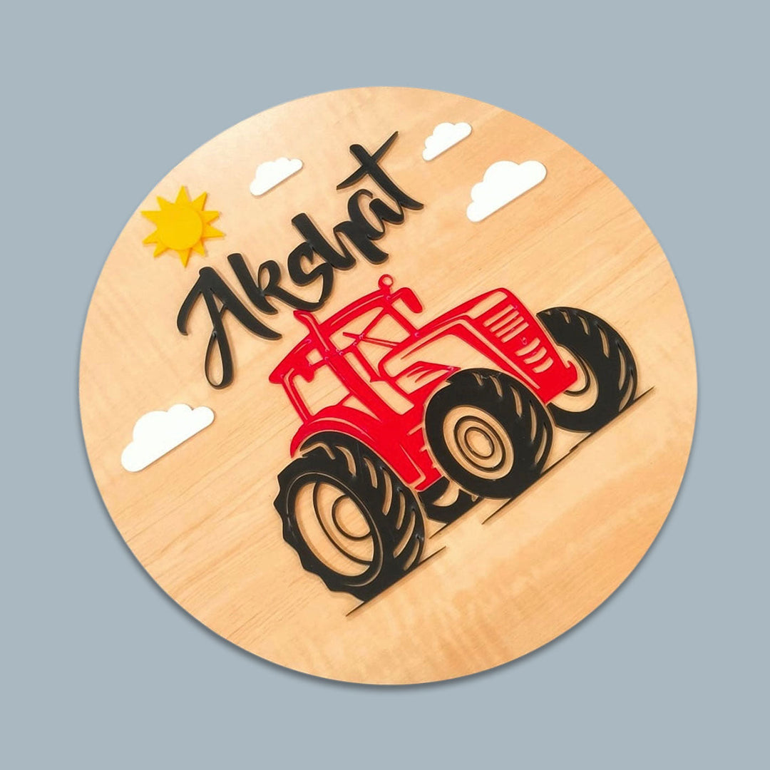 Tractor Triumph Name Plaque