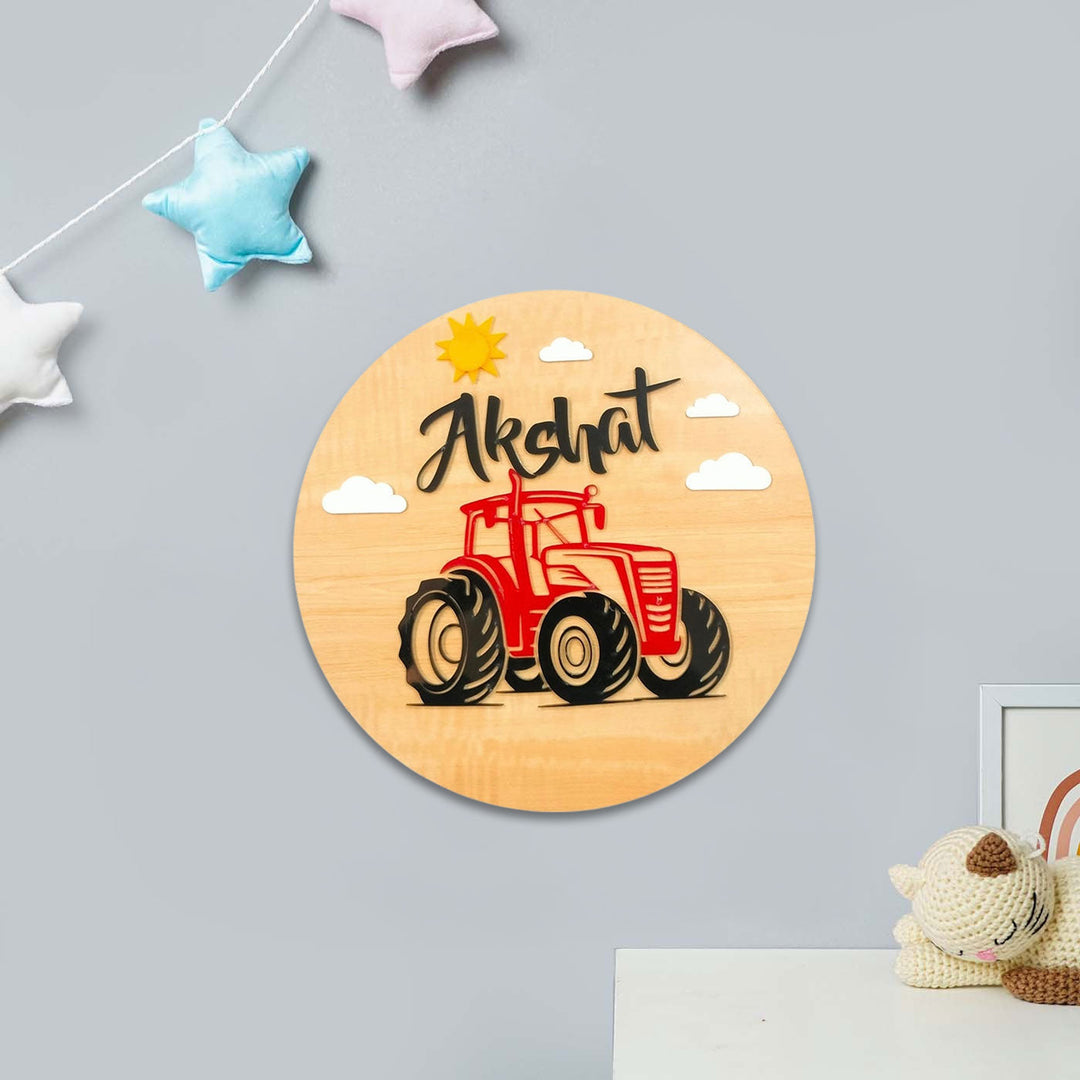 Tractor Triumph Name Plaque