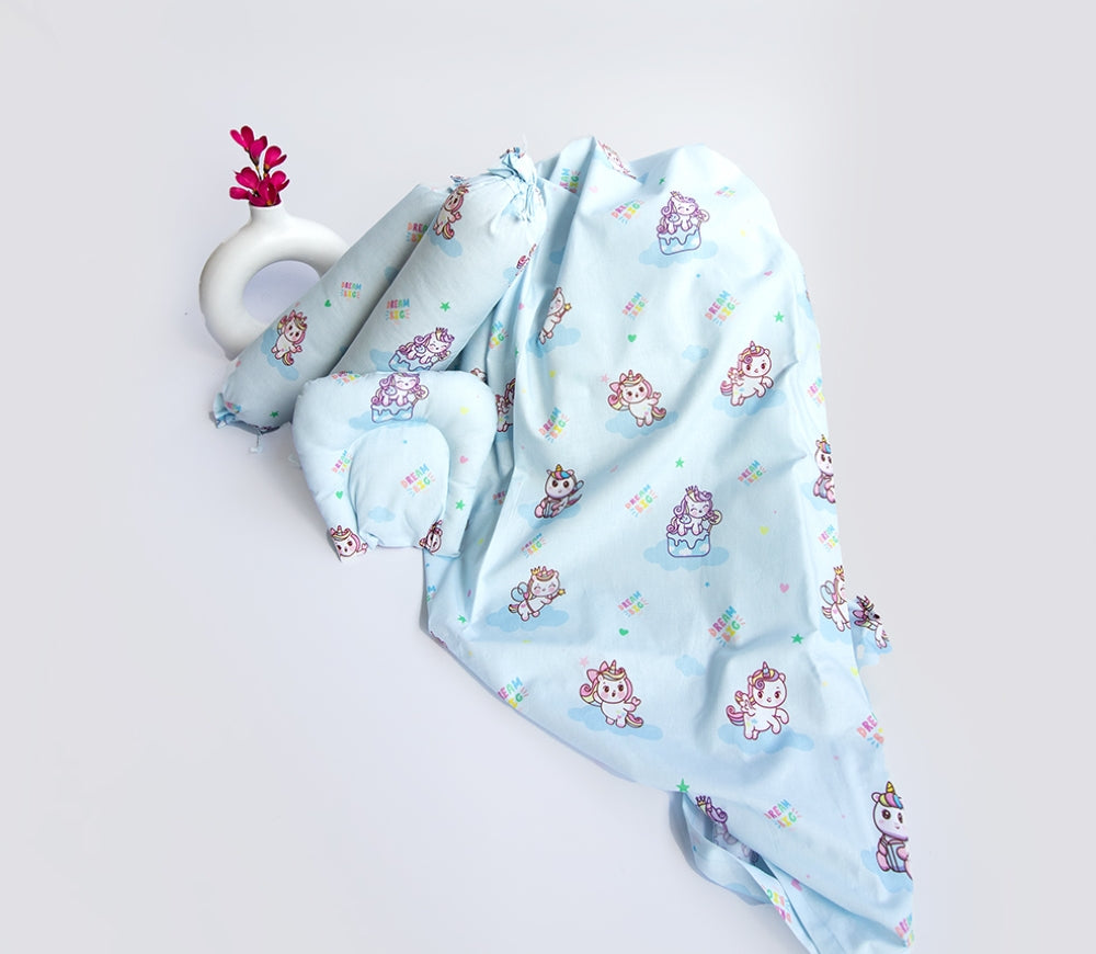 Unicorn Dreams - Cot Bedsheet Set