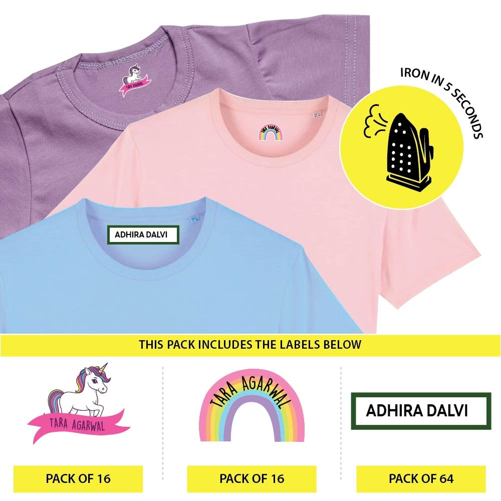 Custom Iron On Labels for Clothes