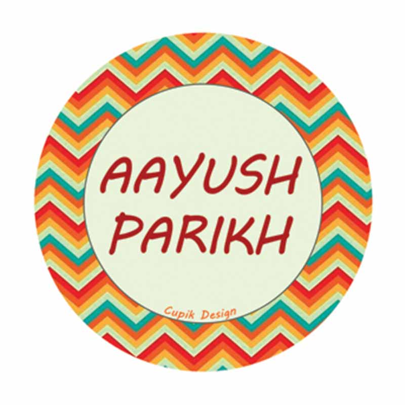 Red & Green Waterproof Stickers (Round)