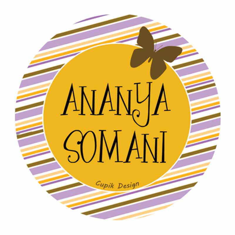 Purple Bohemian Waterproof Stickers (Round)