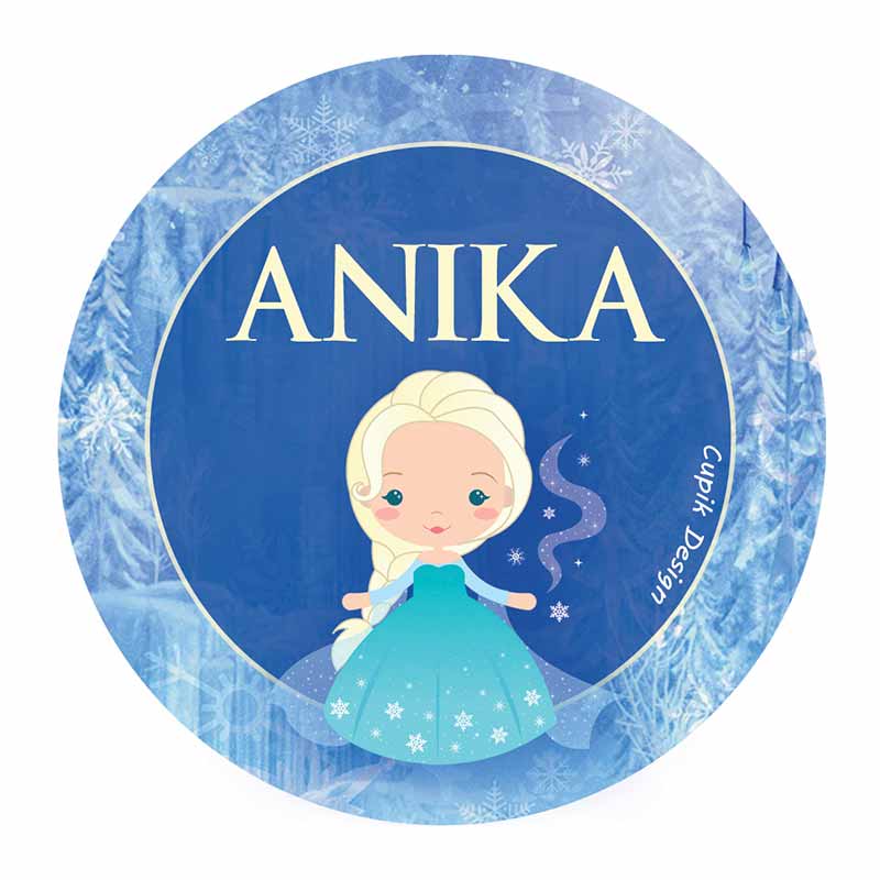 Frozen Waterproof Stickers (Round)