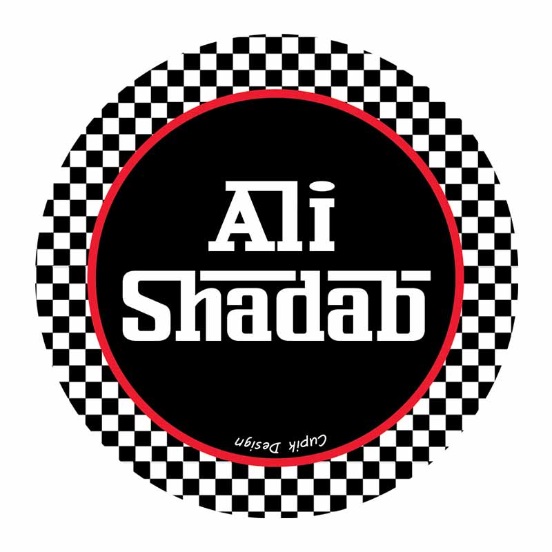 Chessboard Waterproof Stickers (Round)