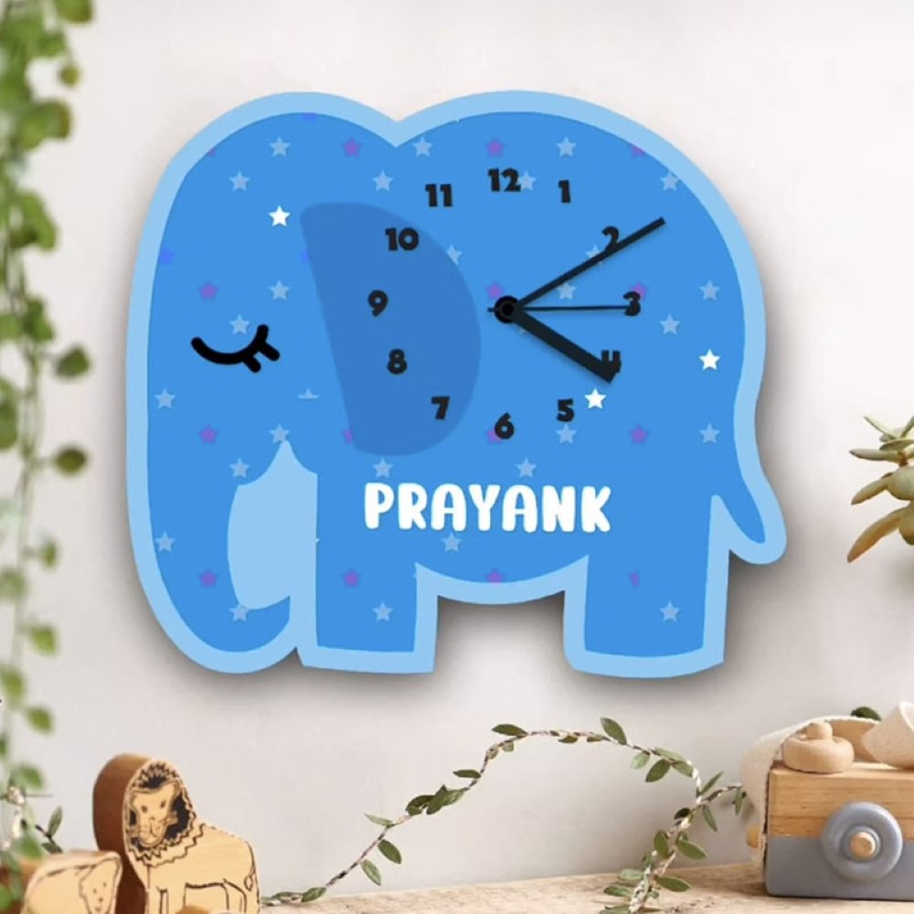 Wall Clock- Elephant