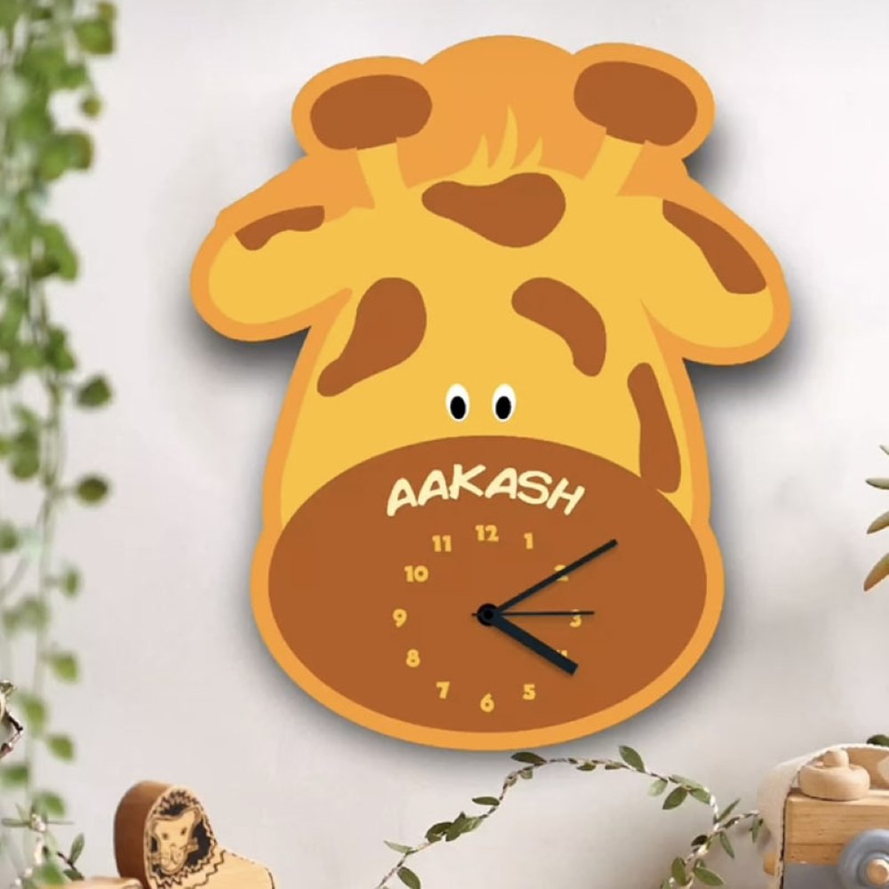 Wall Clock- Giraffe