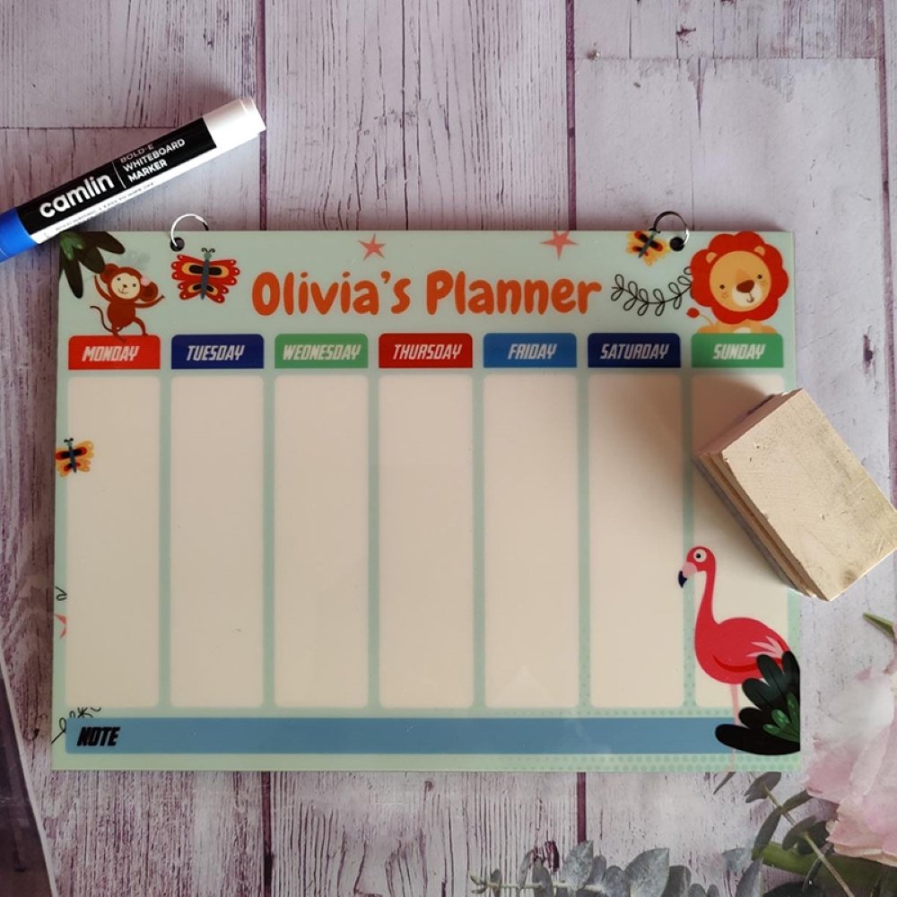 Weekly Planner- Animals