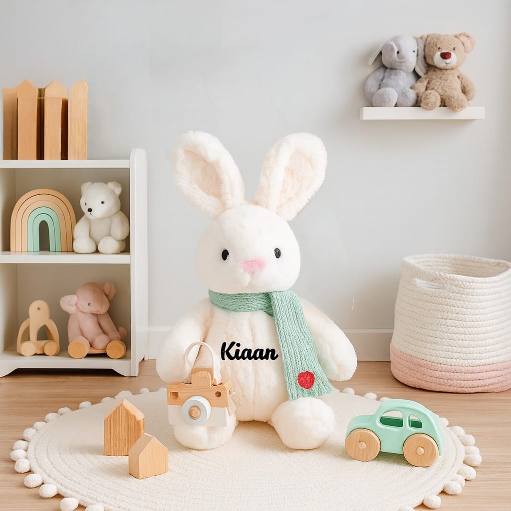 Babble Wrap SnugScarf Bunny - Minty