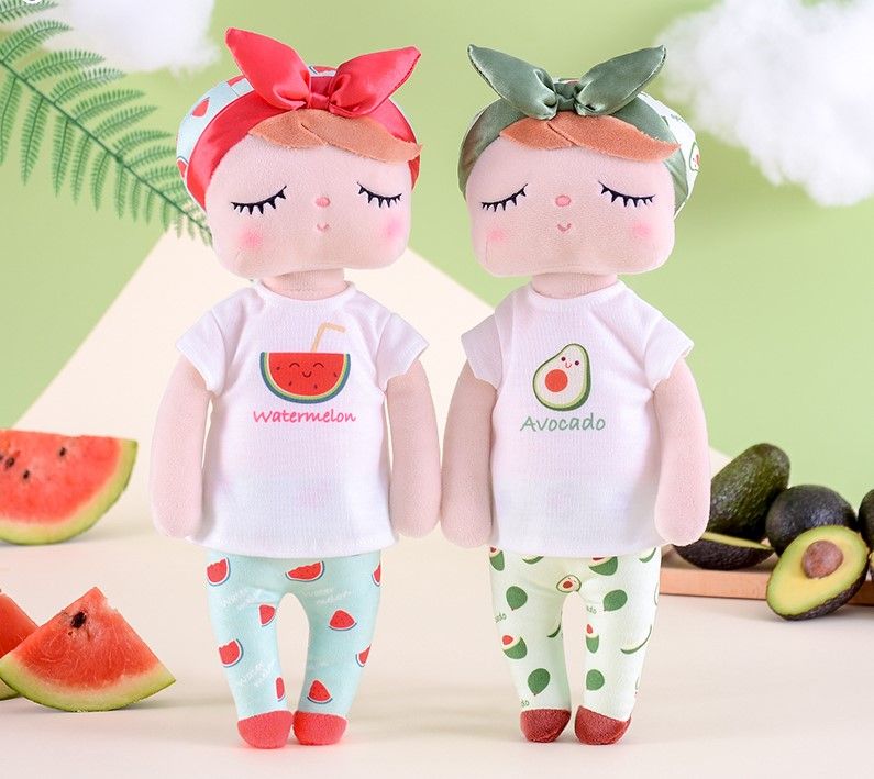 Sleeping Bunny Doll - Watermelon