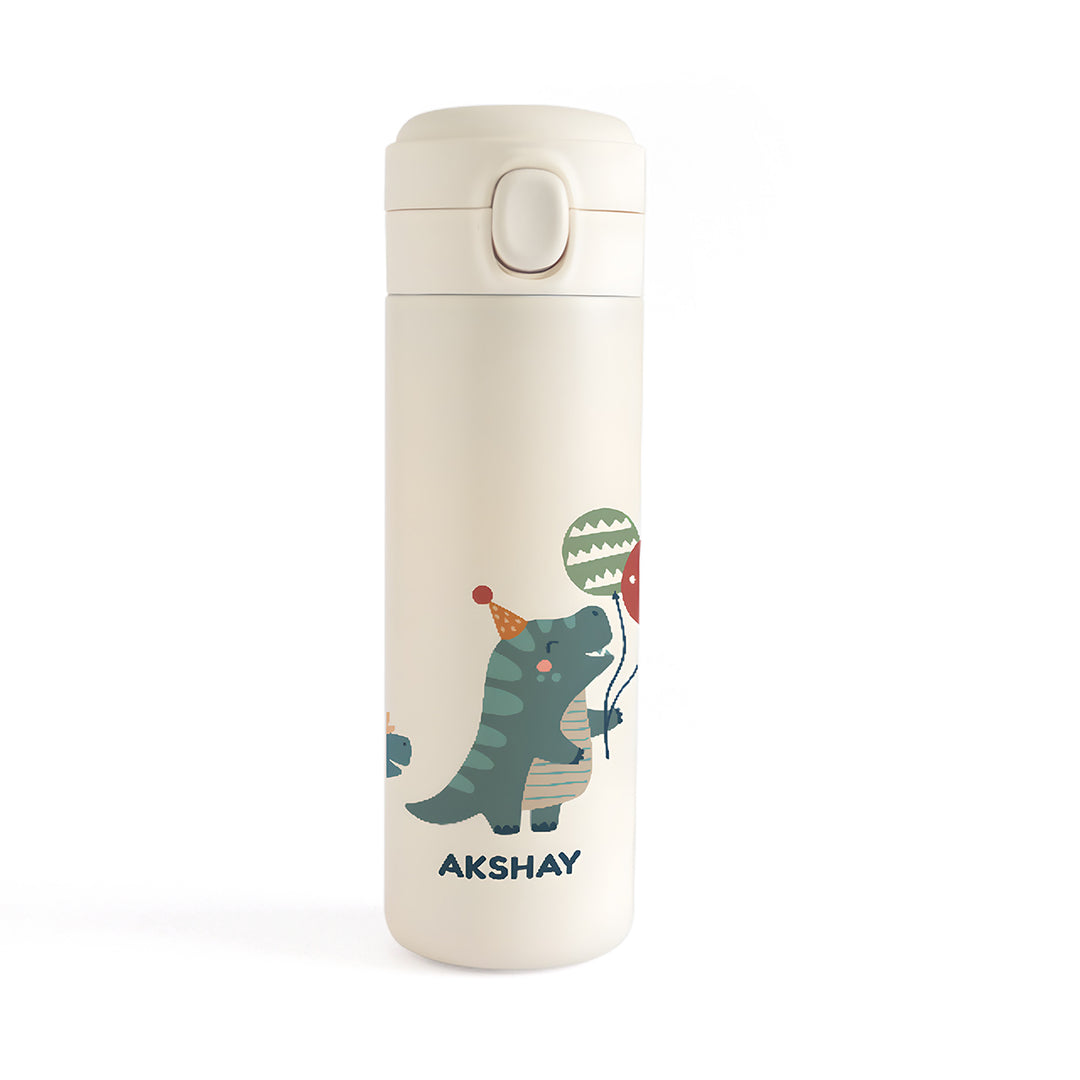Insulated Water Bottle - Dino Party