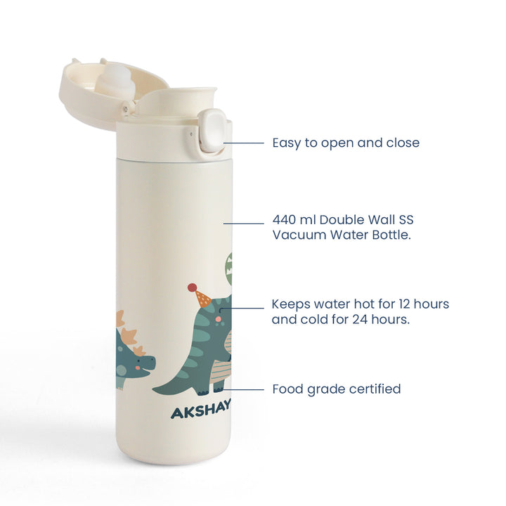 Insulated Water Bottle - Dino Party