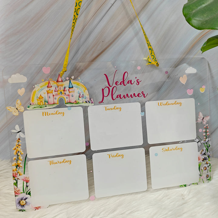 Acrylic planner - Majestic Castle