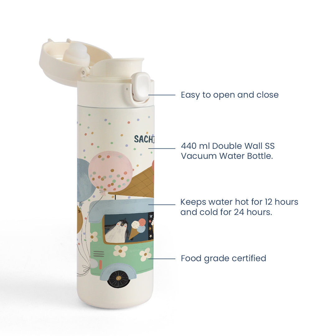 Insulated Water Bottle - Ice Cream Fun
