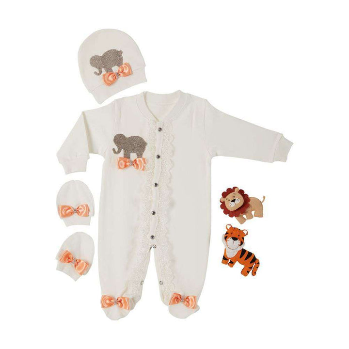 Peruvian Romper Set- Orange Ellie