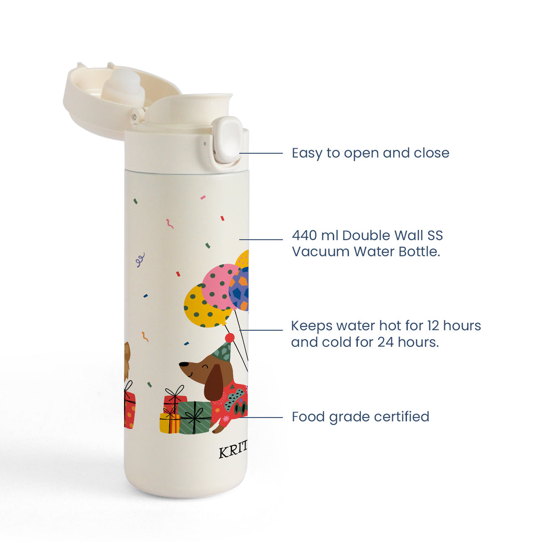 Insulated Water Bottle - Paw Party
