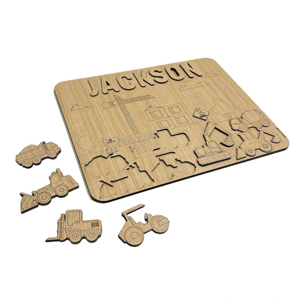 Personalised Wooden Name Puzzle- Lumber Zone