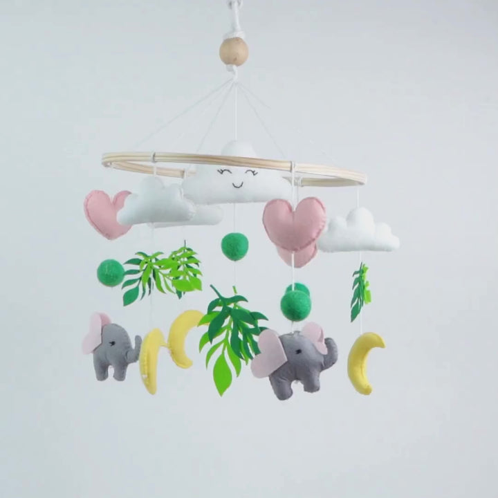 Babble Wrap Cot / Crib Mobile - Tiny Trunk