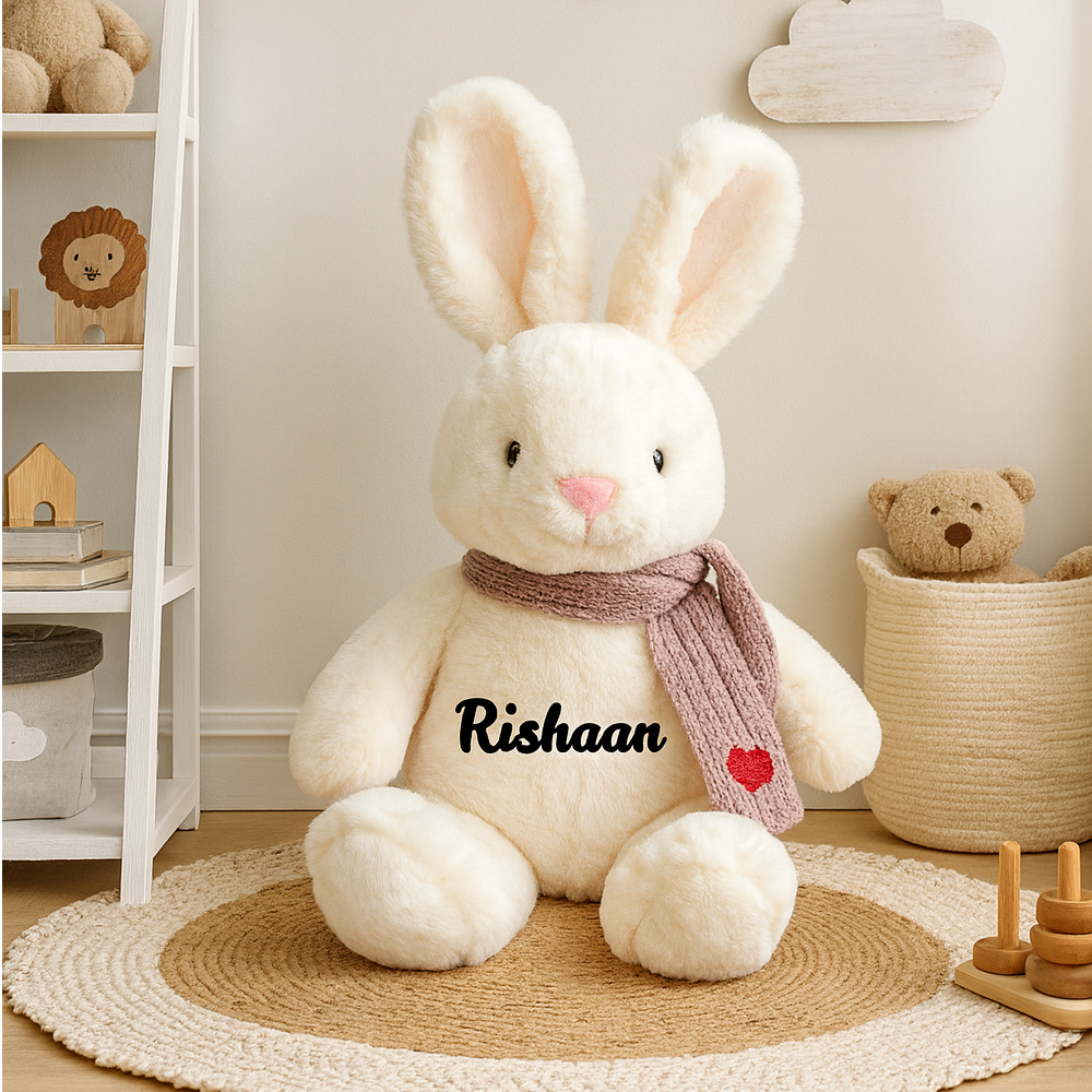 Babble Wrap SnugScarf Bunny -Mocha