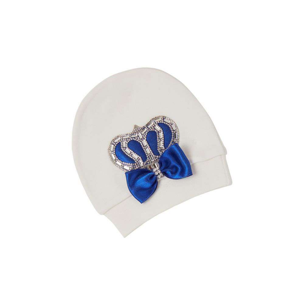 Peruvian Romper Set- Royal Blue Crown