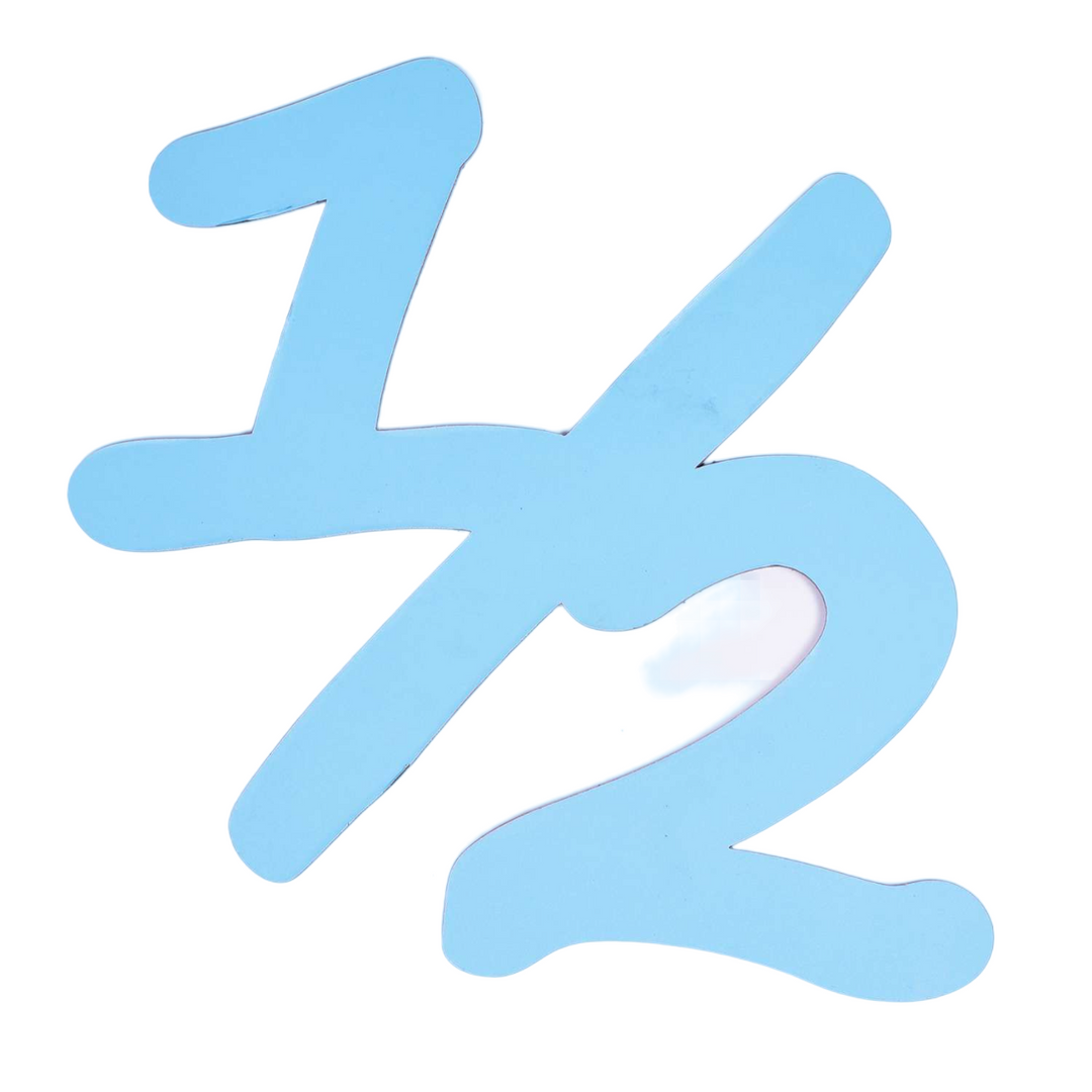 Wooden Half Cut Out- Blue