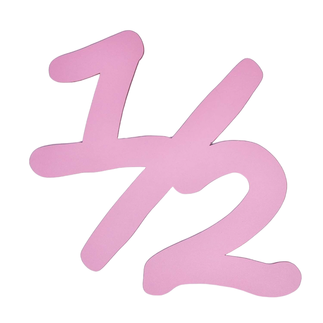 Wooden Half Cut Out- Pink