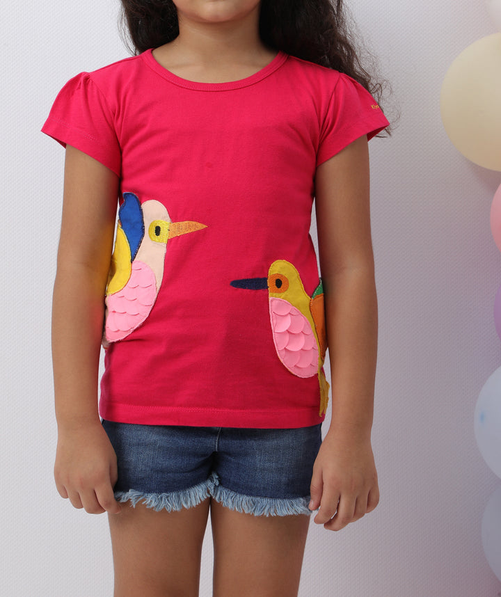 Pink Bird T-shirt