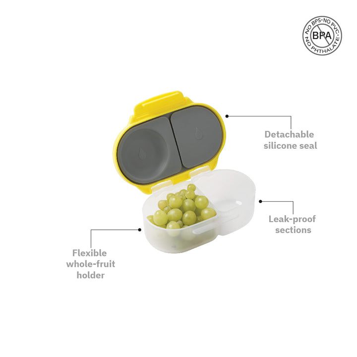b.box Snackbox Lemon Sherbet Yellow Grey - Sohii India