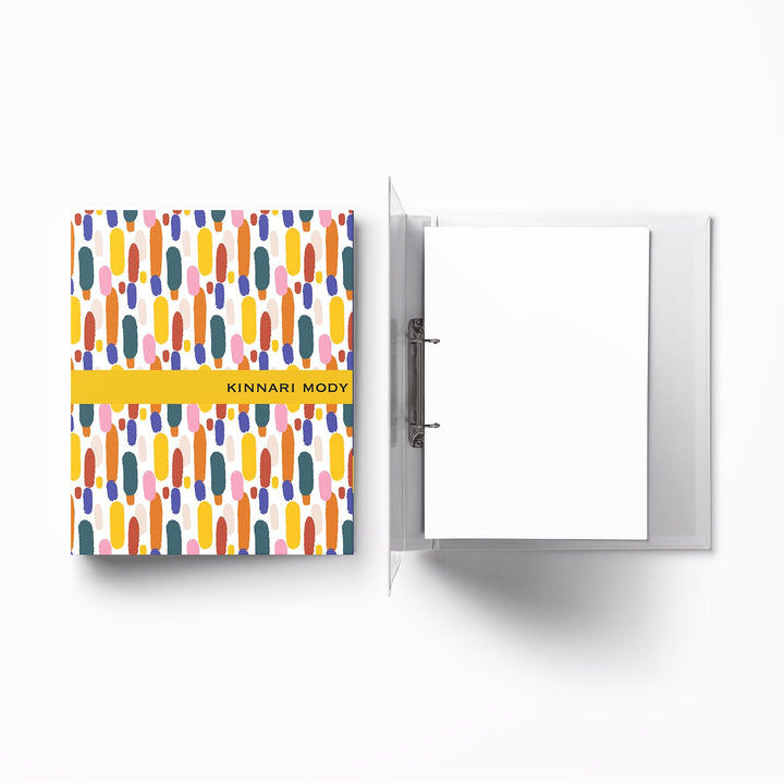 A4 Vertical Clip Binder File (Themes Available)