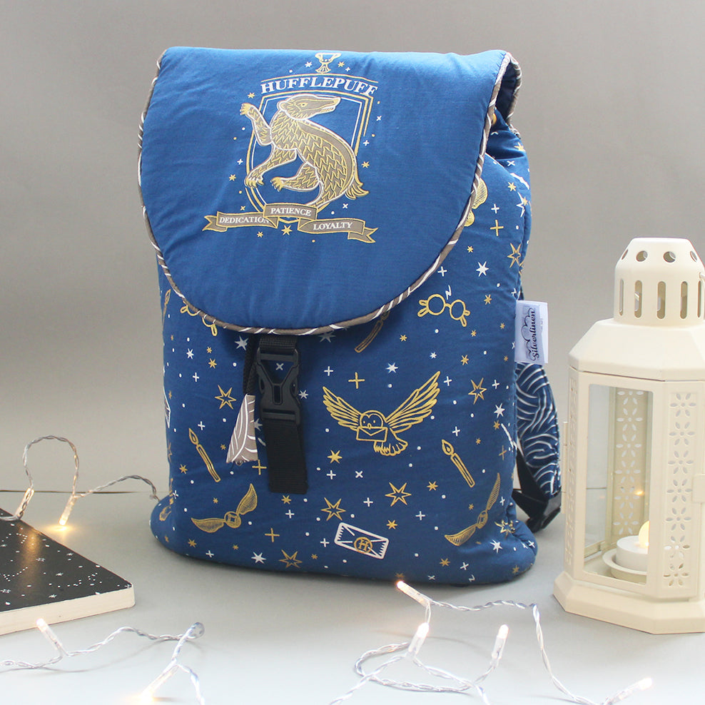 hufflepuff mini backpack Official Harry Potter House Backpack Bag with Waterproof Lining || Mul – Babble Wrap