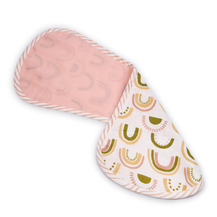 You are my Sunshine & I'm Peachy Burp Cloths (set of 2)