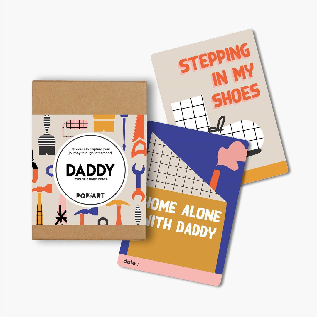 Mini Milestone Cards | Daddy (box of 30 cards)