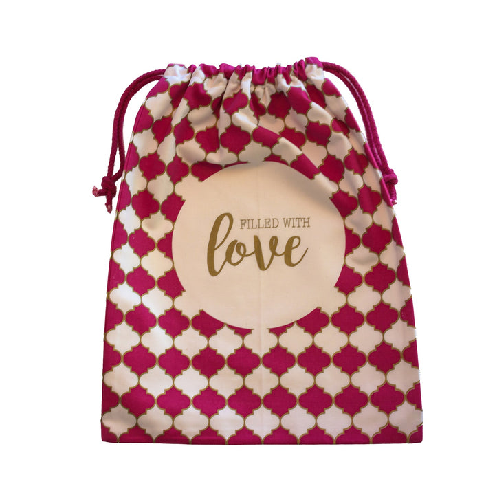Reusable Canvas Drawstring Bags (Themes Available)