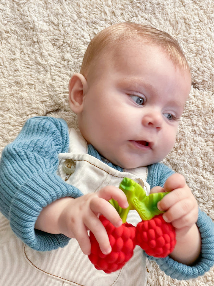 Valery The Raspberry Natural Rubber Teether