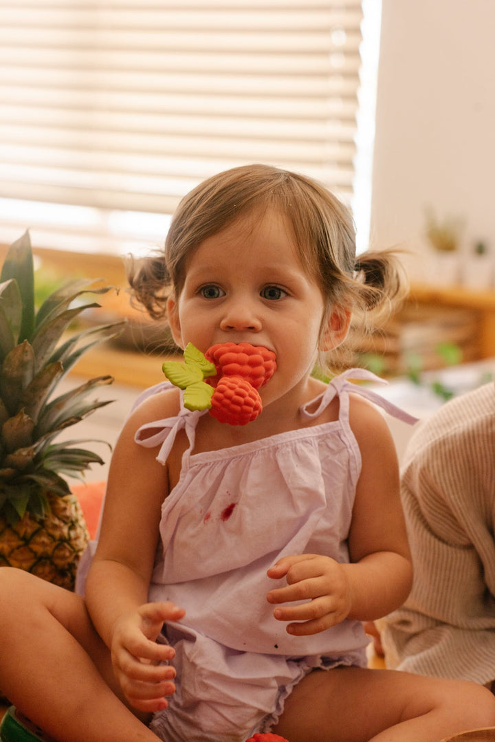 Valery The Raspberry Natural Rubber Teether