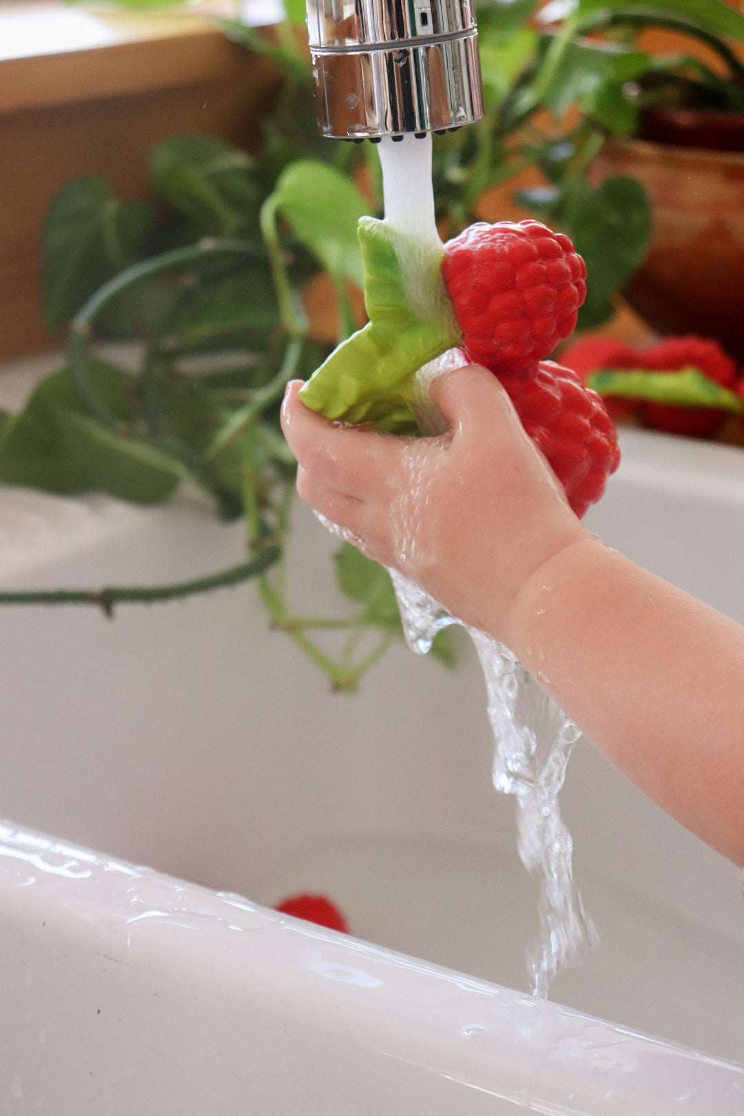 Valery The Raspberry Natural Rubber Teether