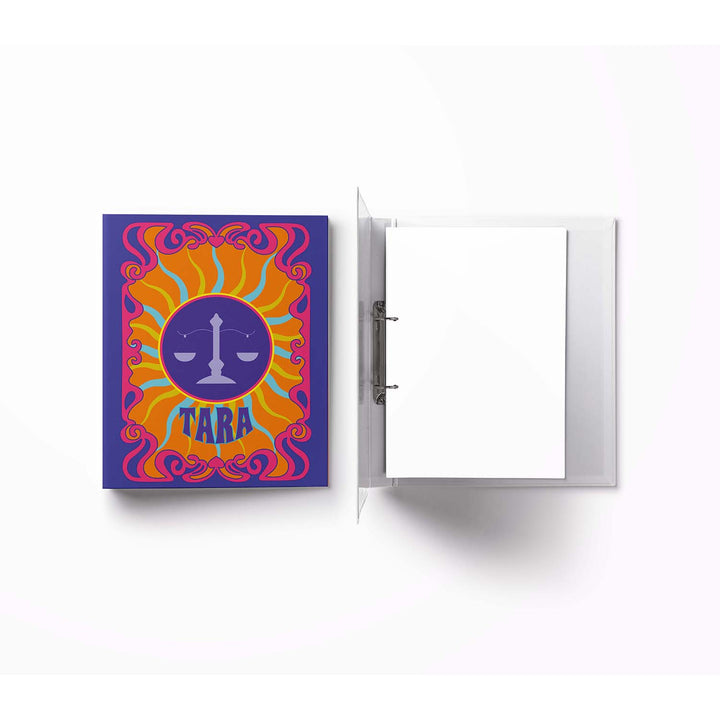 Zodiac A4 Vertical Clip Binder File For Girls