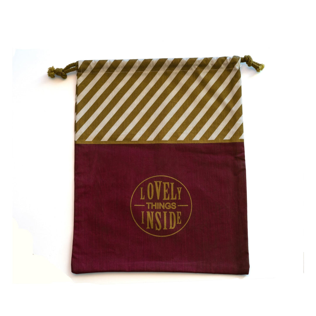 Reusable Canvas Drawstring Bags (Themes Available)
