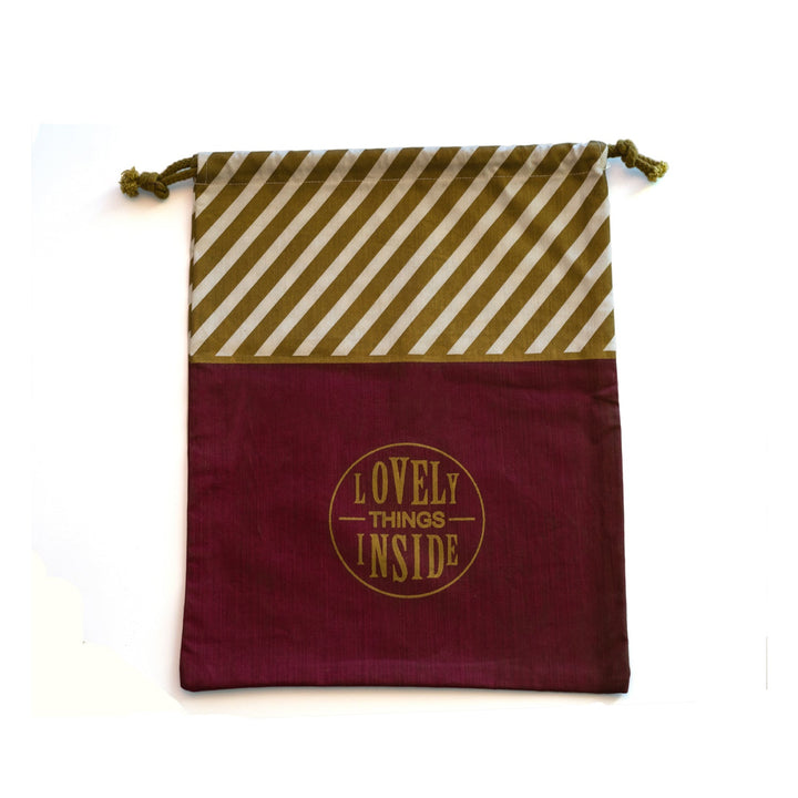 Reusable Canvas Drawstring Bags (Themes Available)