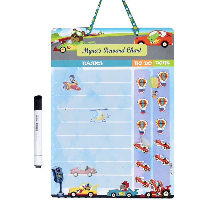 Magnetic Reward Chart - Racing Car Theme